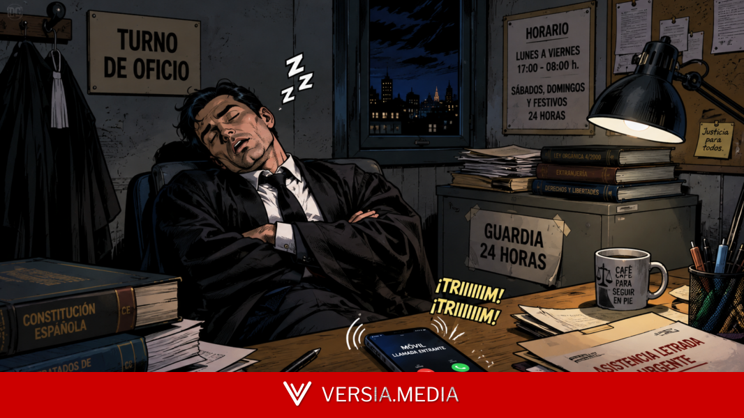 Sanción y expulsión temporal a un abogado del turno de oficio que se quedó dormido durante la guardia